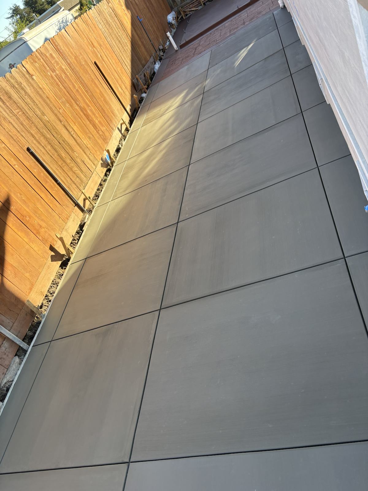 Sidewalk and side path concrete